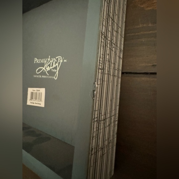 Primitives by Kathy Phillips “How Strong” box sign rustic wood art decor - Picture 5 of 5